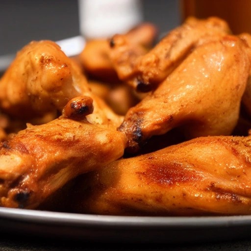 Ultimately crunchy beer batter spritzed grilled chicken wings.