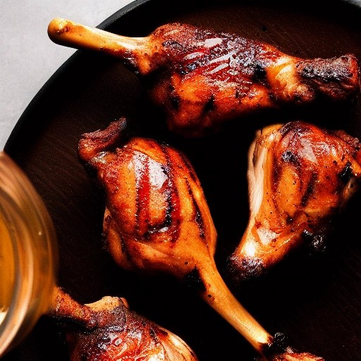 Bourbon Glazed Grilled Chicken