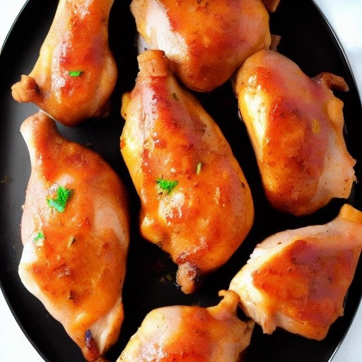 Buffalo Garlic Butter Smoked Chicken Thighs game day style