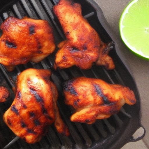 Chipotle Lime Grilled Chicken Thighs Tex-Mex style
