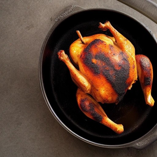 Classic Beer Can Grilled Chicken on Charcoal grill