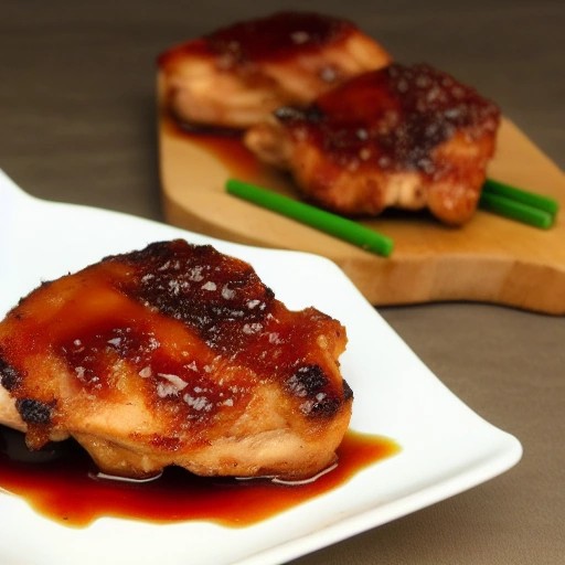 Honey Garlic Glazed Grilled Chicken Thighs quick dinner
