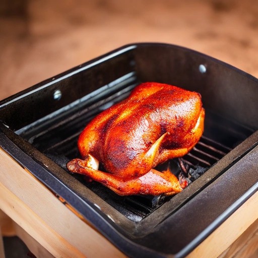 Pellet Smoked Whole Chicken with Sweet BBQ Rub