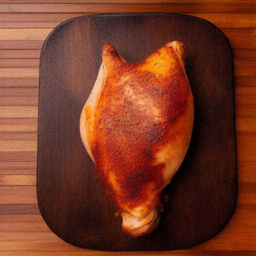 Smoked Chicken Breast with Brown Sugar Dry Rub