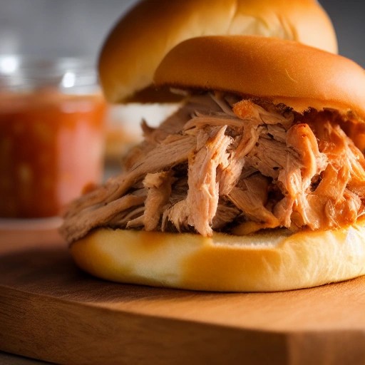 Smoked Pulled Chicken for Sandwiches