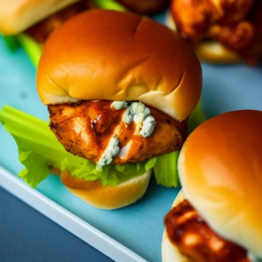 Spicy Buffalo Grilled Chicken Sliders