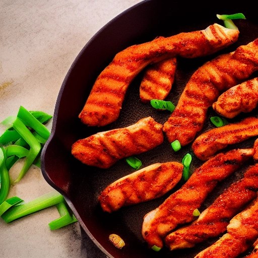 Spicy Sriracha Grilled Chicken Strips