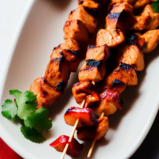 Sweet Chili Grilled Chicken Skewers