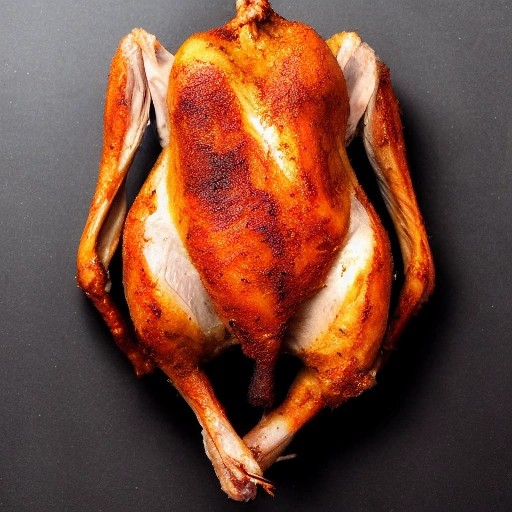 Texas Style Salt and Pepper Whole Smoked Chicken on butcher paper