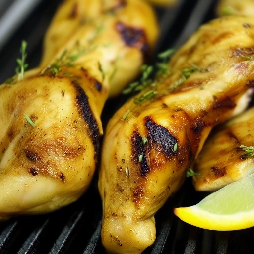 Thyme and Lemon Zest Grilled Chicken Drumsticks fresh look