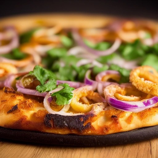 Wood-Fired Grilled Chicken Pizza with BBQ Sauce